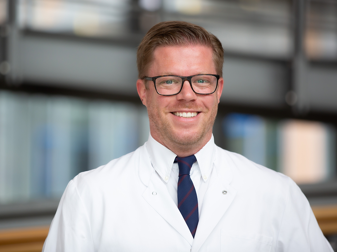 Funktionsoberarzt Philipp Mernitz